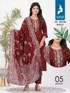 Zeenat By Kaya Roman Silk Kurti With Bottom Dupatta Wholesale Shop In Surat